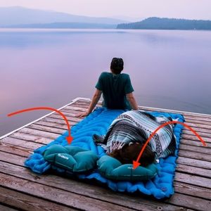 Klymit Blue X-Large Inflatable Camp Pillow